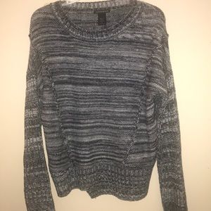 Black and white sweater